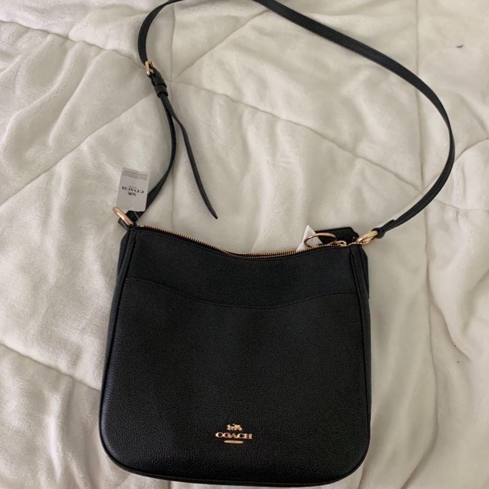Coach cross body black bag